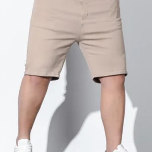 Men Cotton Slant Pocket Denim Shorts